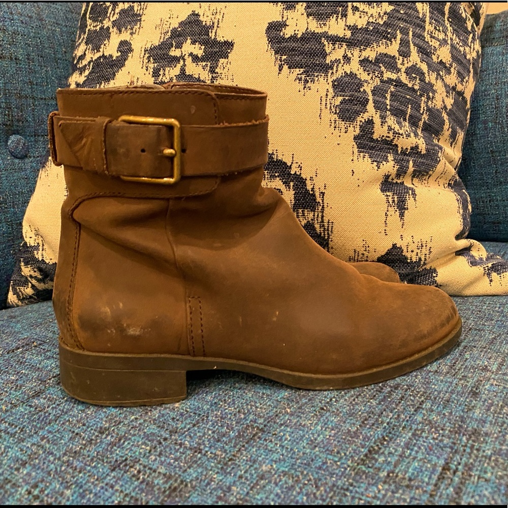 Cole Haan Hastings Booties in Chestnut